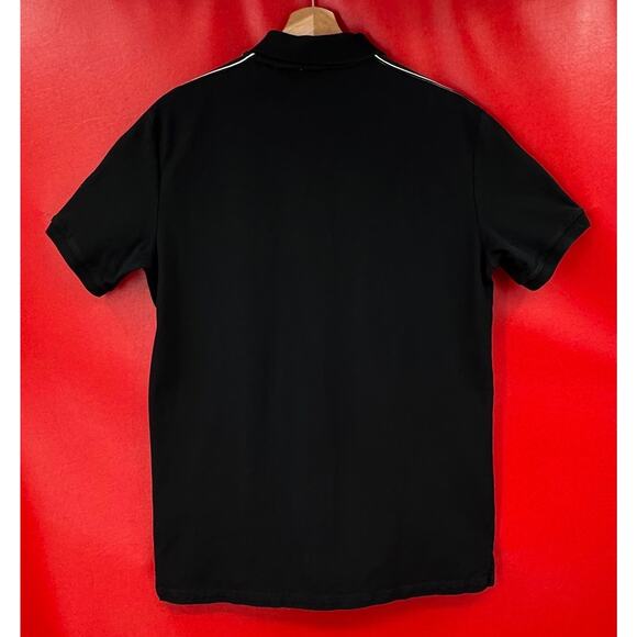 Burberry Black Stonely Logo Tape Cotton Pique Men's Polo Shirt Size SP - Picture 10 of 16